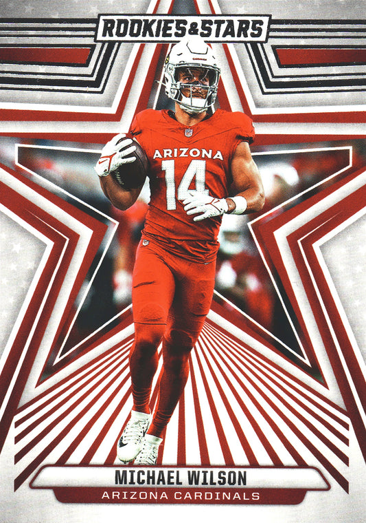 2024 Panini Rookie & Stars Michael Wilson #1 Arizona Cardinals