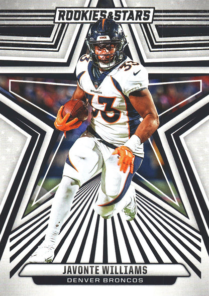 2024 Panini Rookie & Stars Javonte Williams #30 Denver Broncos