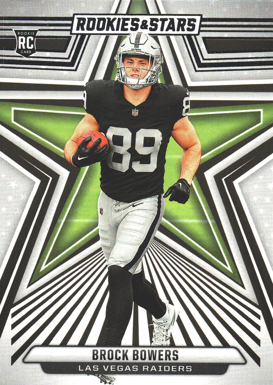 2024 Panini Rookie & Stars Brock Bowers RC #114 Las Vegas Raiders