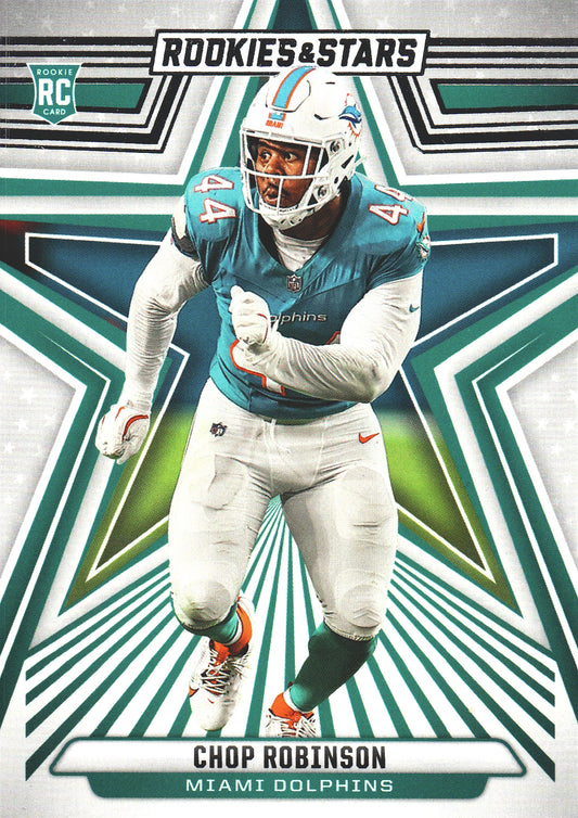 2024 Panini Rookie & Stars Chop Robinson RC #119 Miami Dolphins