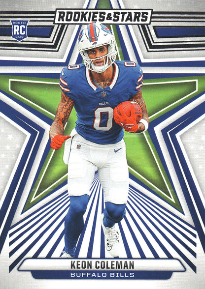2024 Panini Rookie & Stars Keon Coleman RC #163 Buffalo Bills