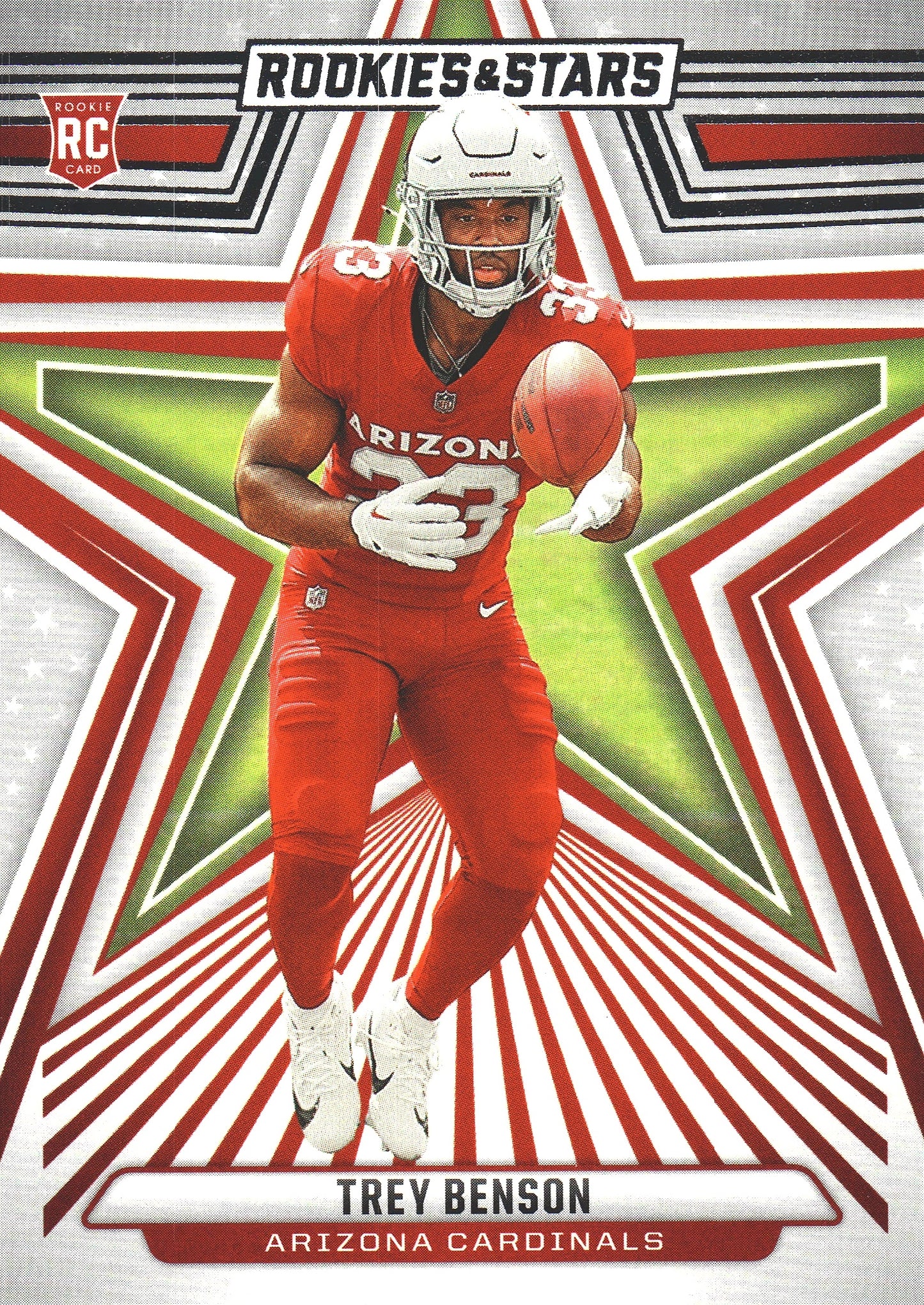 2024 Panini Rookie & Stars Trey Benson RC #193 Arizona Cardinals