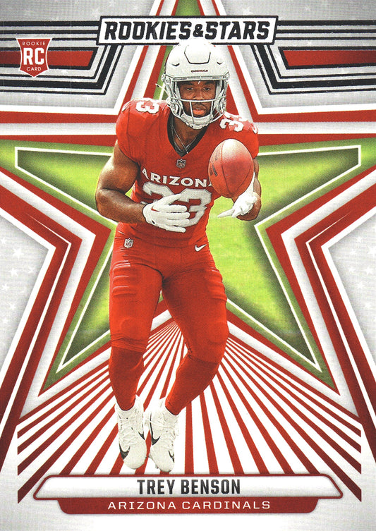 2024 Panini Rookie & Stars Trey Benson RC #193 Arizona Cardinals
