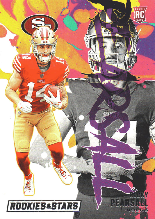 2024 Panini Rookie & Stars Rookie Exclusive Ricky Pearsall RC #RE-RPL San Francisco 49ers