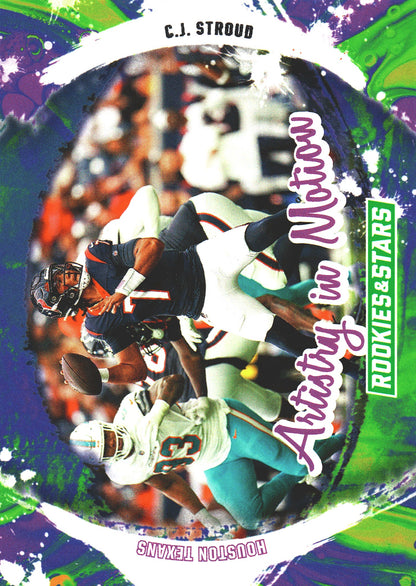 2024 Panini Rookie & Stars Artistry in Motion C.J. Stroud #AIM-CSD Houston Texans