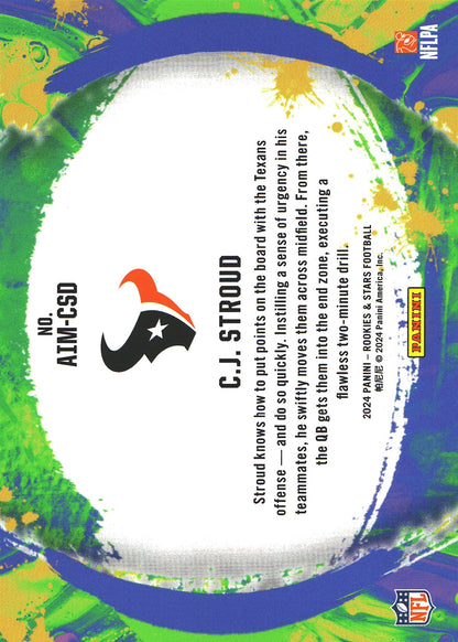 2024 Panini Rookie & Stars Artistry in Motion C.J. Stroud #AIM-CSD Houston Texans