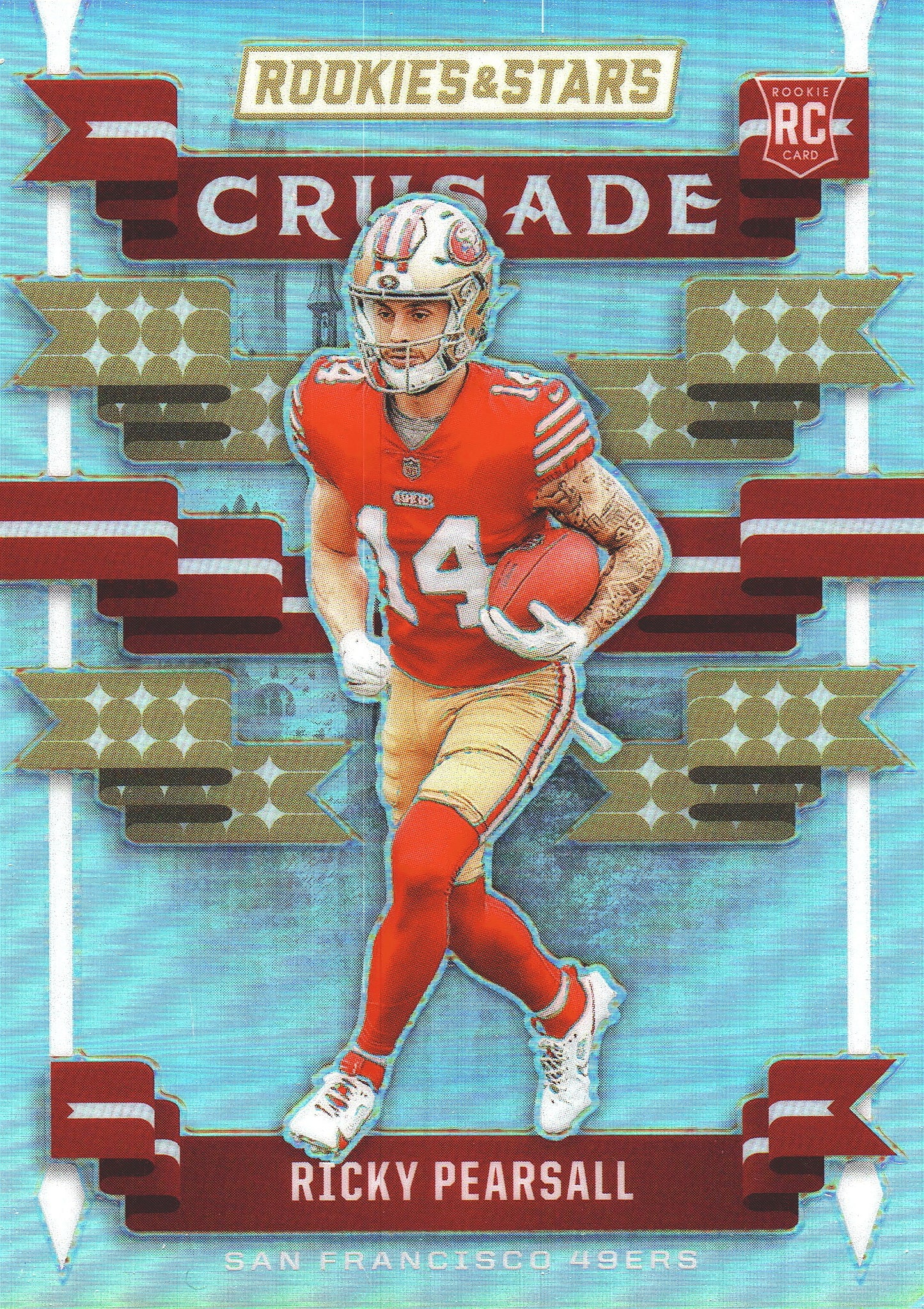 2024 Panini Rookie & Stars Crusade Holo Ricky Pearsall RC #C-RPL San Francisco 49ers