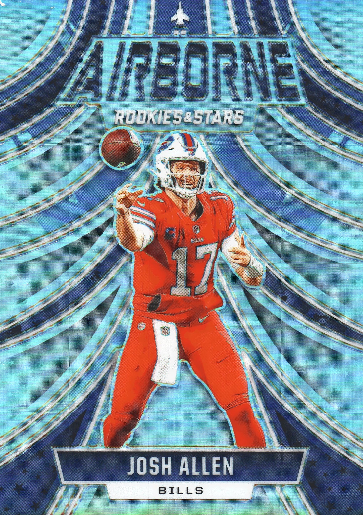 2024 Panini Rookie & Stars Airborne Holo Josh Allen #A-JAN Buffalo Bills