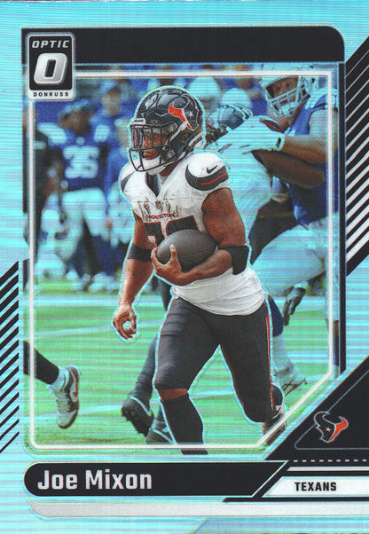 2024 Panini Donruss Optic Silver Holo Joe Mixon #77 Houston Texans