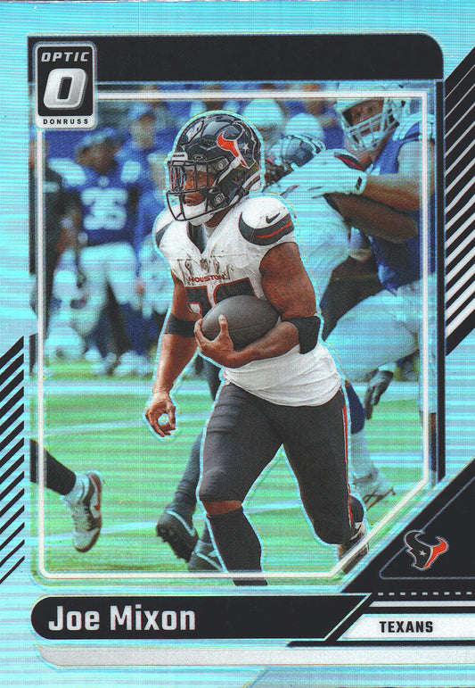2024 Panini Donruss Optic Silver Holo Joe Mixon #77 Houston Texans