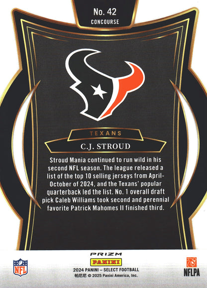 2024 Panini Select Red & Yellow Marshon Lattimore #181 Washington Commanders