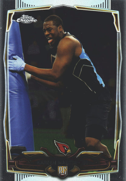 2014 Topps Chrome NFL Kareem Martin RC #162 Arizona Cardinals