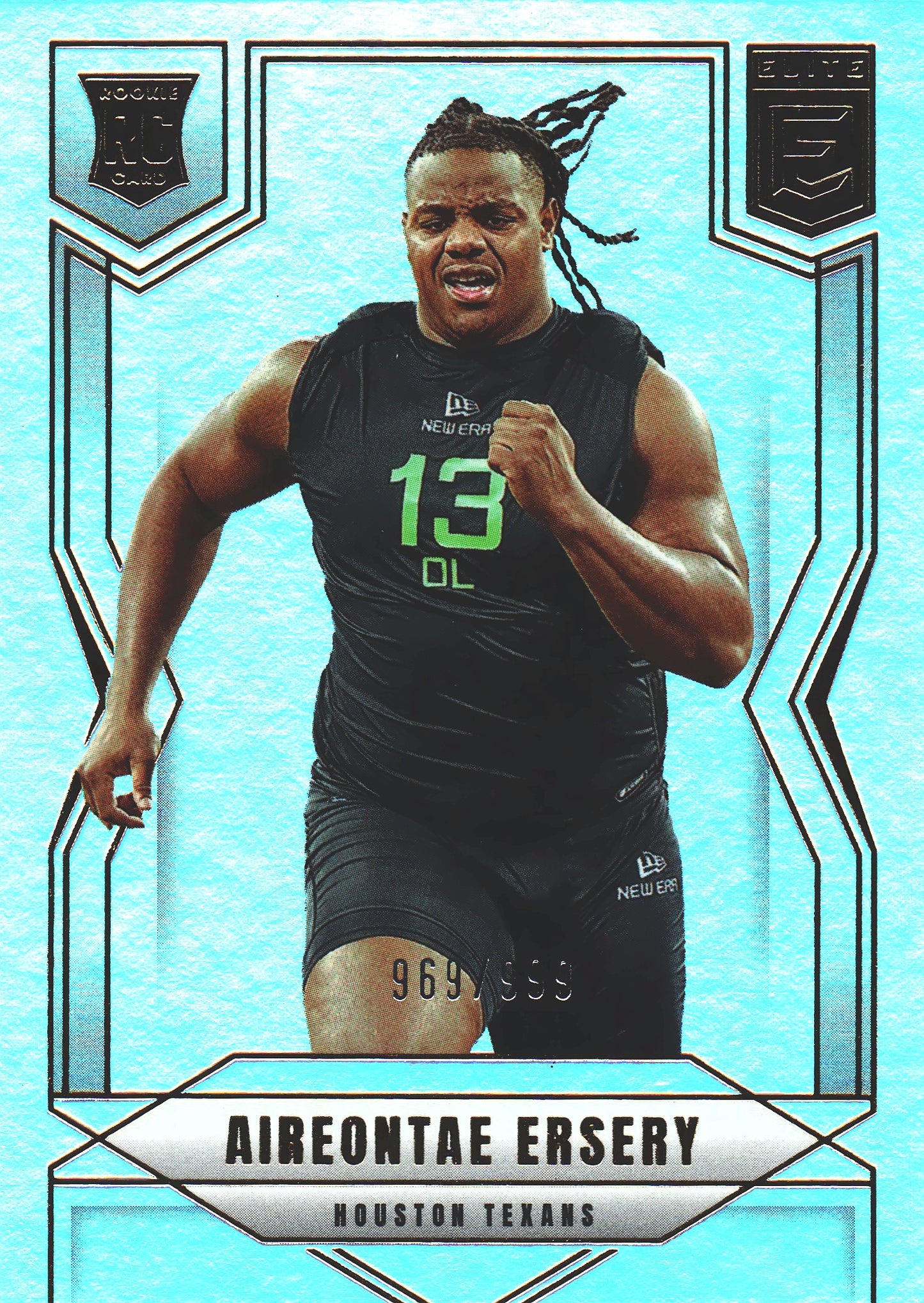 2025 Panini Donruss Elite Aireontae Ersery RC /999 #110 Houston Texans