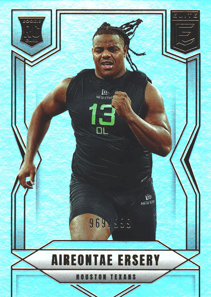 2025 Panini Donruss Elite Aireontae Ersery RC /999 #110 Houston Texans