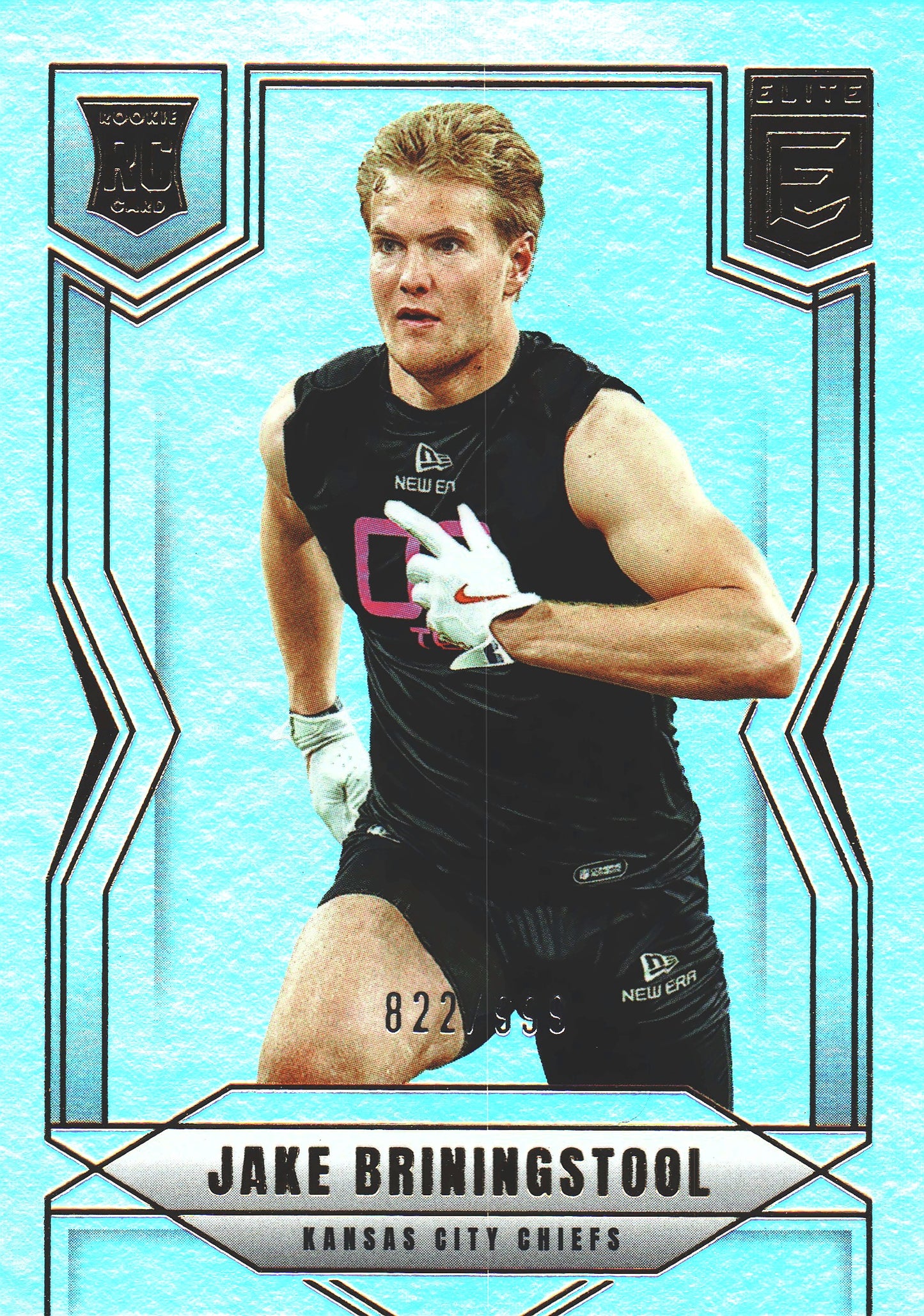 2025 Panini Donruss Elite Jake Briningstool RC /999 #158 Chiefs