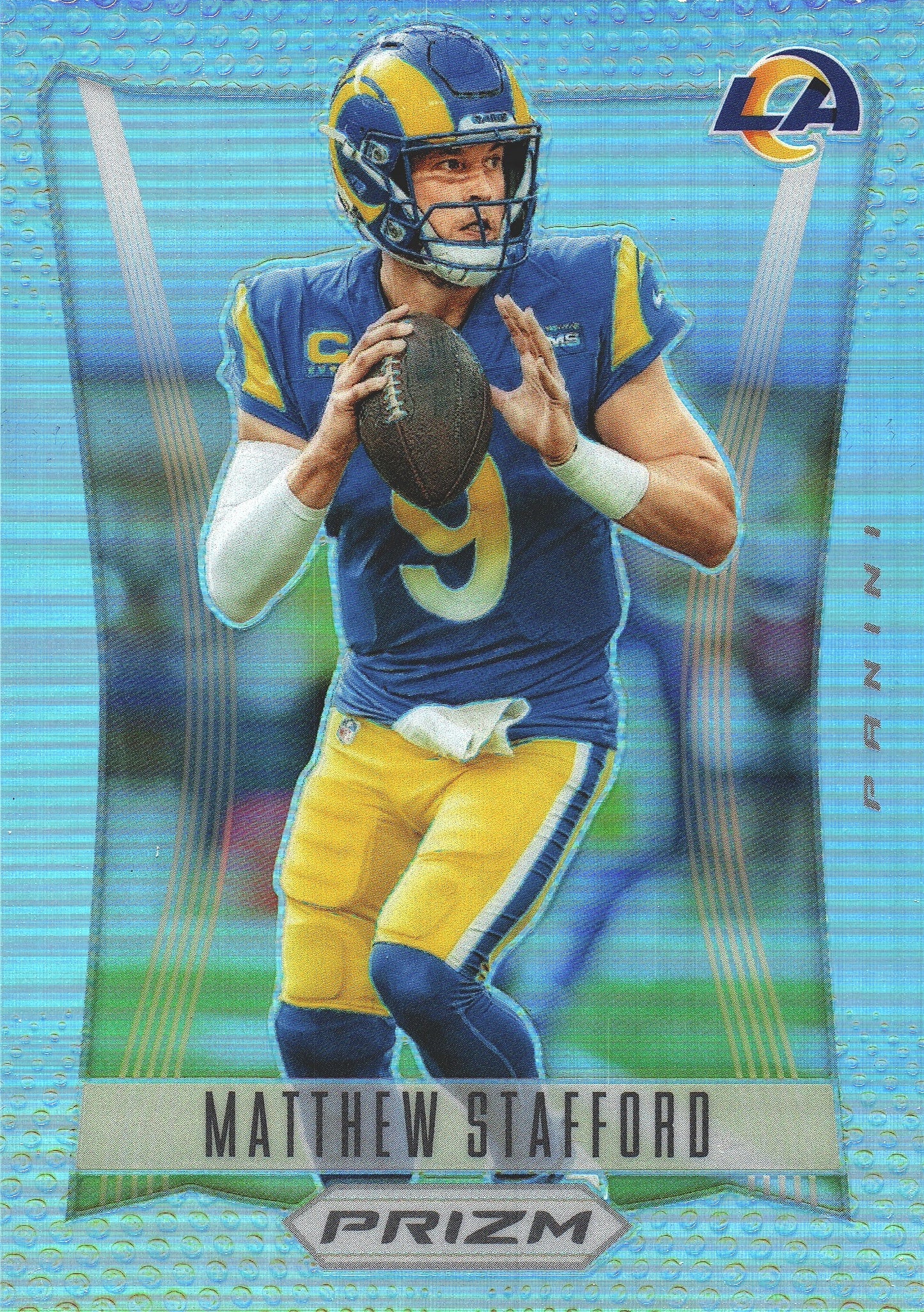 2023 Panini Prizm Flashback Silver Prizm Matthew Stafford #PF-7 Los Angeles Rams