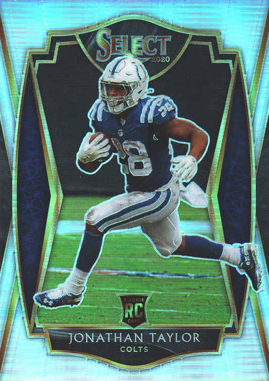 2020 Panini Select Silver Prizm Jonathan Taylor RC #153 Indianapolis Colts