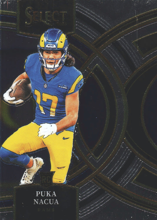 2023 Panini Select Premier Puka Nacua RC #199 Los Angeles Rams