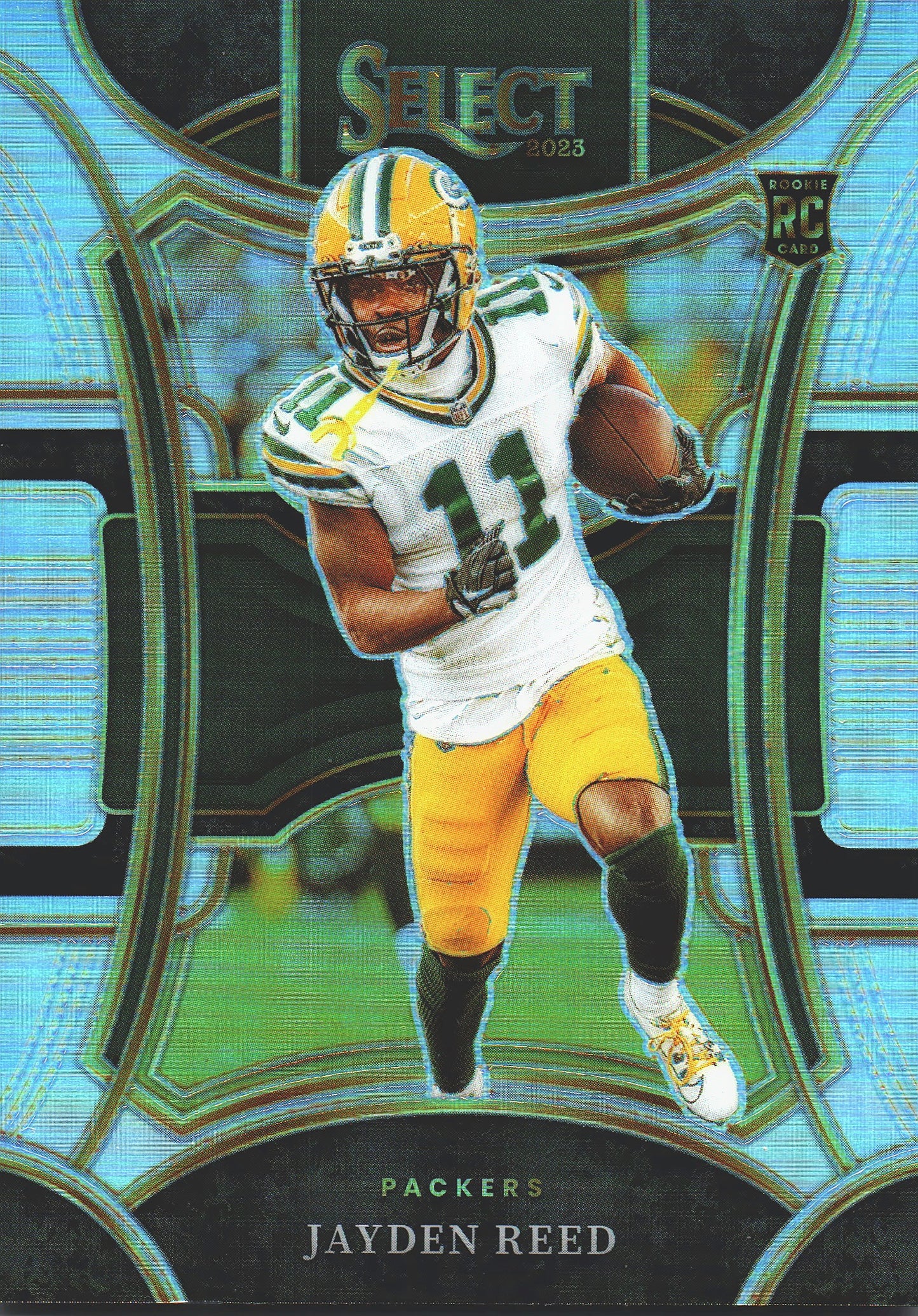 2023 Panini Select Jayden Reed RC Silver Prizm #434 Green Bay Packers