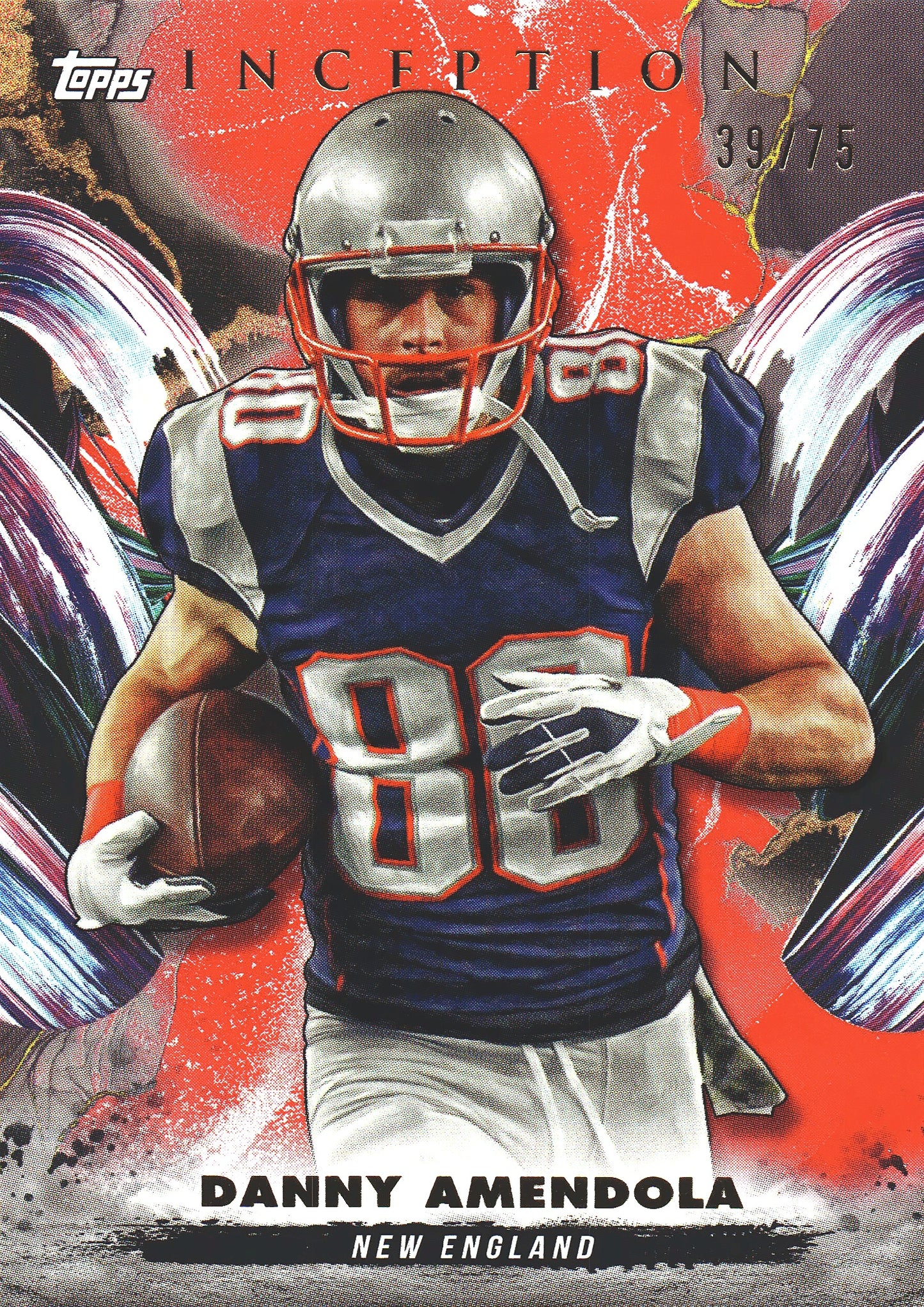 2024 Topps Inception Red Parallel /75 Danny Amendola #96 New England Patriots