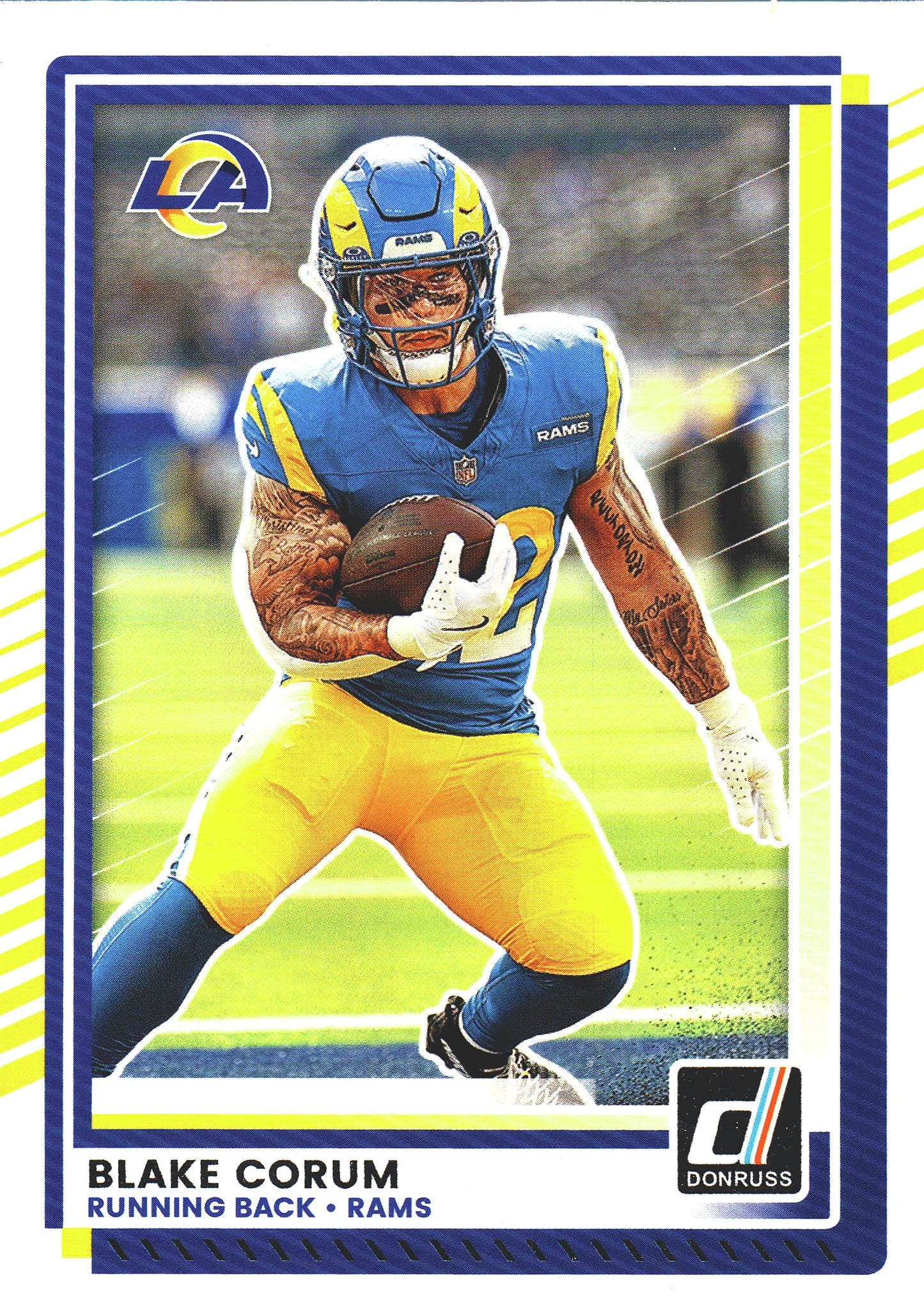 2025 Panini Donruss Blake Corum #172 Los Angeles Rams