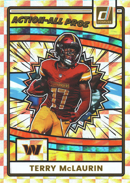 2025 Panini Donruss Action All Pro Terry McLaurin #AAP-TMC Commanders
