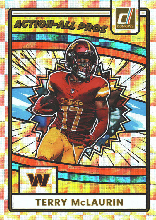 2025 Panini Donruss Action All Pro Terry McLaurin #AAP-TMC Commanders
