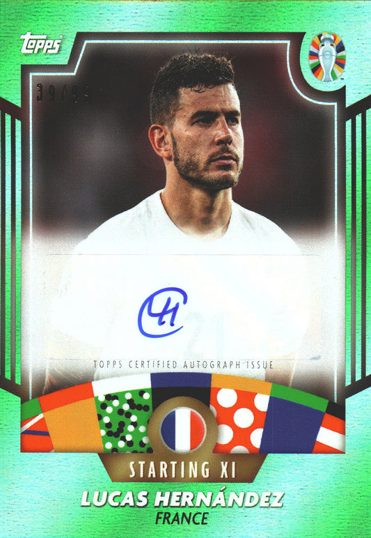 2024 Topps Curated Set Mourinho Lucas Hernandez Auto /99 France