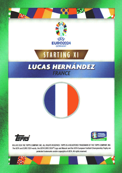 2024 Topps Curated Set Mourinho Lucas Hernandez Auto /99 France