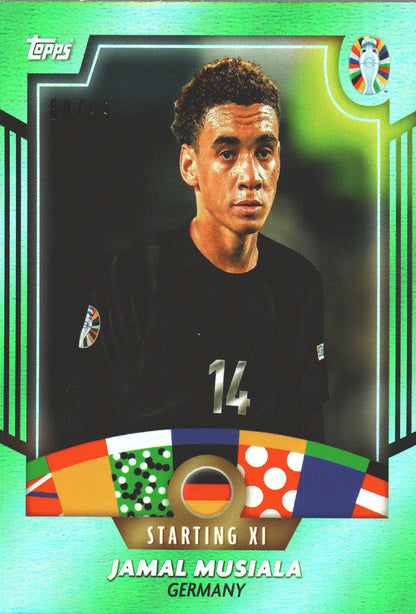 2024 Topps Curated Set Mourinho Jamal Musiala /99 Allemagne