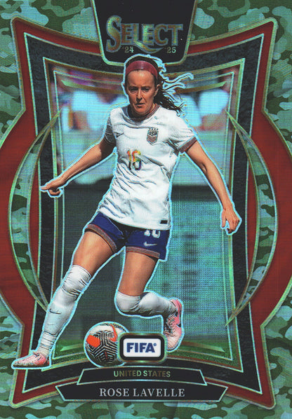 2024 Panini Select FIFA Rose Lavelle Camo /135 #94 USA
