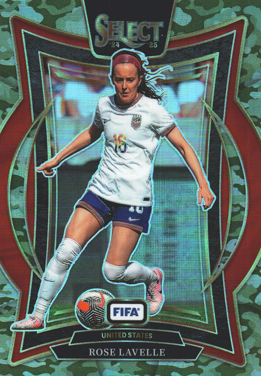 2024 Panini Select FIFA Rose Lavelle Camo /135 #94 USA
