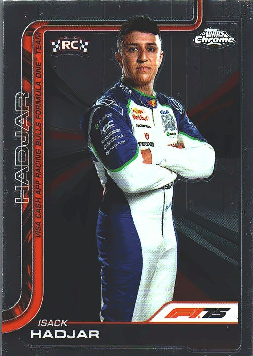 2025 Topps Chrome Formula 1 Isack Hadjar #12 Visa Cash App RB Formula One
