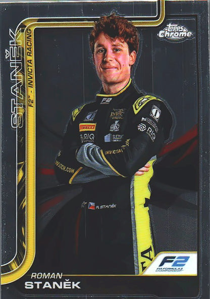 2025 Topps Chrome Formula 1 Roman Stanek #22 Invicta Racing