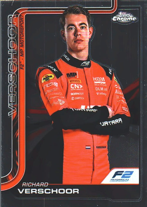 2025 Topps Chrome Formula 1 Richard Verschoor #25 MP Motorsport