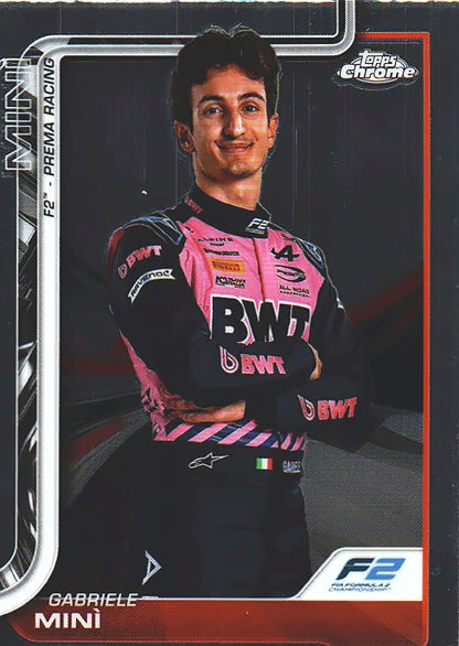 2025 Topps Chrome Formula 1 Gabriele Mini #29 Prema Racing