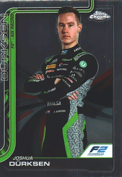 2025 Topps Chrome Formula 1 Joshua Durksen #37 AIX Racing