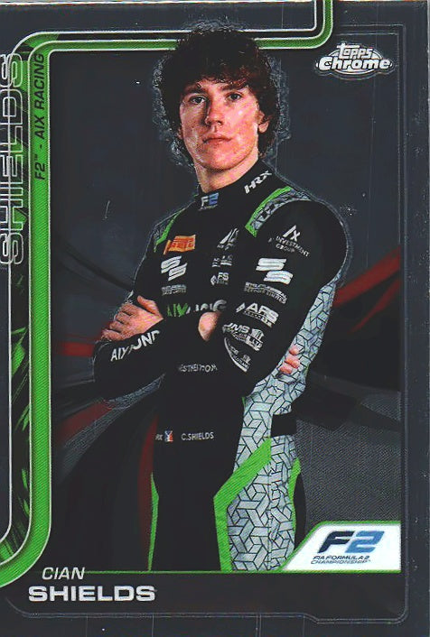 2025 Topps Chrome Formula 1 Cian Shields #38 AIX Racing