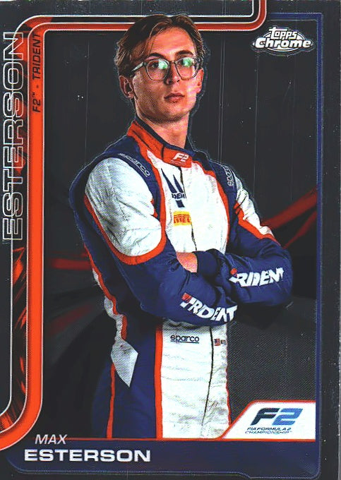 2025 Topps Chrome Formula 1 Max Esterson #39 Trident