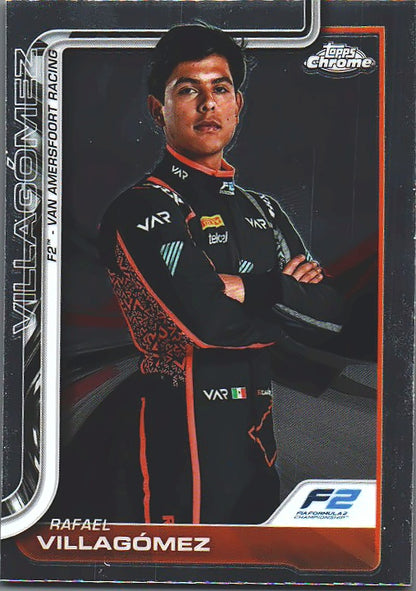 2025 Topps Chrome Formula 1 Rafael Villagomez #42 Van Amersfoort Racing