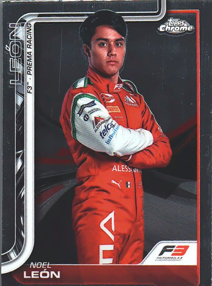 2025 Topps Chrome Formula 1 Noel Leon #43 Prema Racing