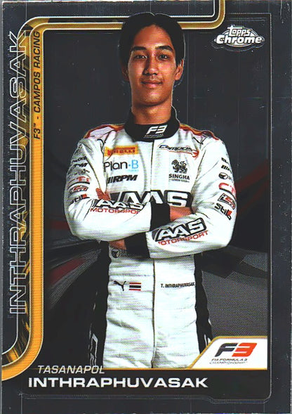 2025 Topps Chrome Formula 1 Tasanapol Inthraphuvasak #53 Campos Racing