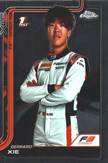 2025 Topps Chrome Formula 1 Gerrard Xie #56 Hitech TGR