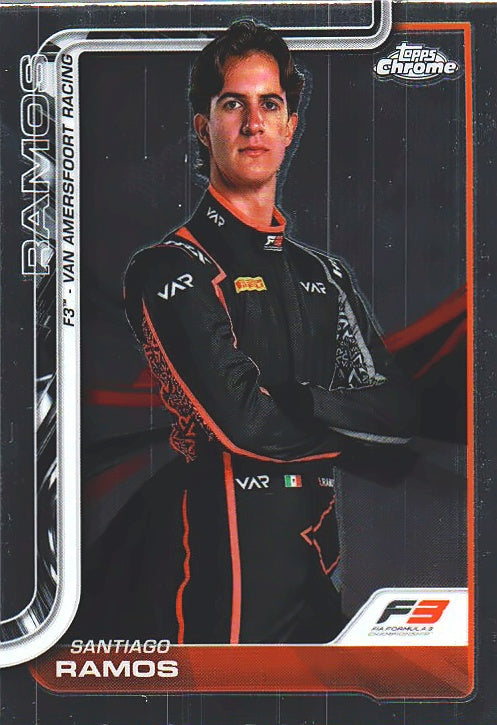 2025 Topps Chrome Formula 1 Santiago Ramos #59 Van Amersfoort Racing