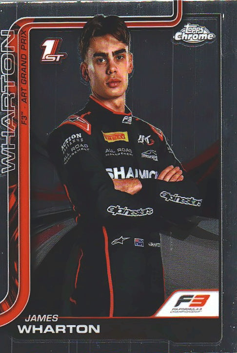 2025 Topps Chrome Formula 1 James Wharton #61 ART Grand Prix