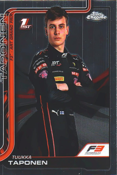 2025 Topps Chrome Formula 1 Tuukka Taponen #62 ART Grand Prix