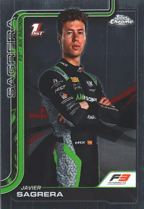 2025 Topps Chrome Formula 1 Javier Sagrera #64 AIX Racing