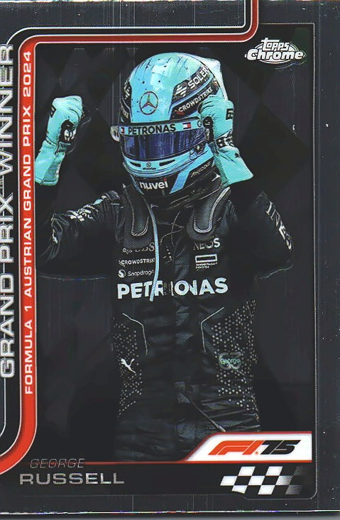 2025 Topps Chrome Formula 1 George Russell GPW #103 Mercedes-AMG Petronas Formula One Team