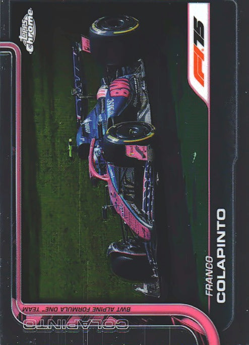 2025 Topps Chrome Formula 1 Franco Colapinto #87 Alpine