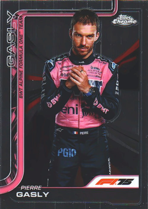 2025 Topps Chrome Formula 1 Pierre Gasly #16 Alpine